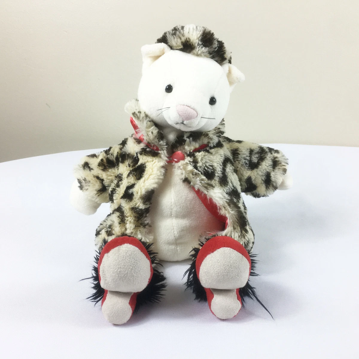 Plush clearance leopard coat