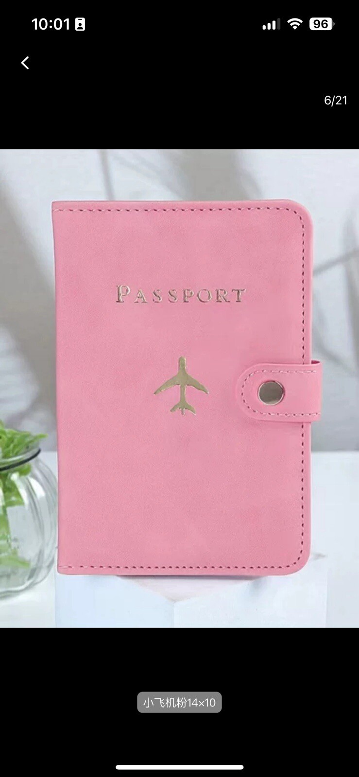 Waterproof Leather Passport Holder with Card Slots Travel Organizer-image