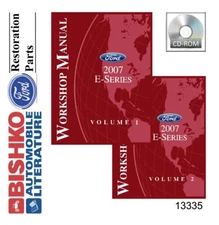 2007 Ford E-Series Van Truck Shop Service Repair Manual CD