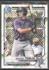 2021 Bowman Chrome Prospects Atomic Refractor Michael Toglia #BCP-137