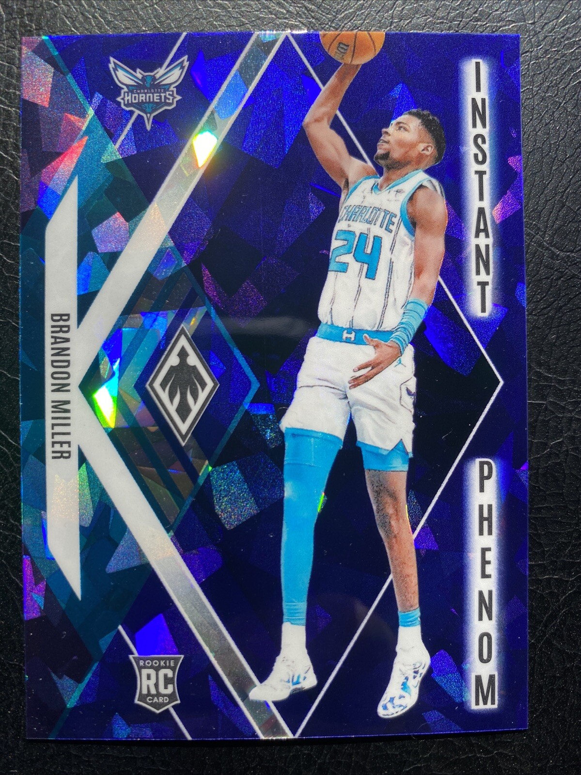 2023-24 Panini Phoenix - Instant Phenom Blue Ice #24 Brandon Miller (RC) Hornets