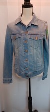 Gas Jeans Women Light Blue Denim Jacket Size Small