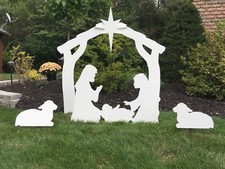 Outdoor Nativity Scene