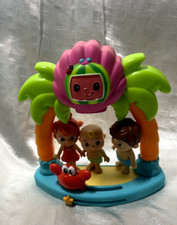 Jazzwares Cocomelon Stage Family Beach Time Fun Playset 7" 3 Figures Toy