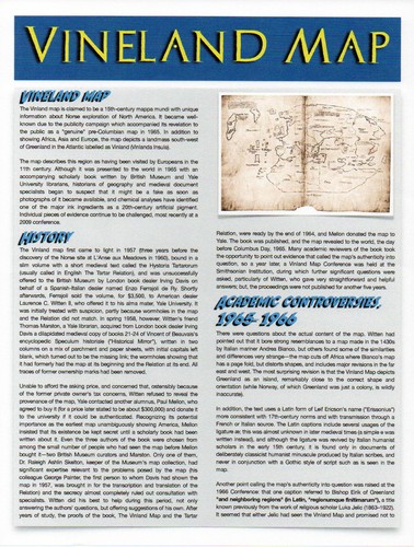 Vinland, First Map of Americas, Discovered by Vikings, Poster with Free Pamphlet - Picture 4 of 8