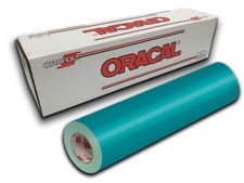 12" X 5yd - Turquoise Oracal 651 Craft  Hobby Cutting Vinyl Roll