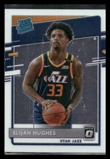 2020 Donruss Optic #192 Elijah Hughes Rookie Utah Jazz