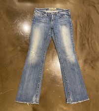 Big Star Jeans Womens 32x29.5 Maddie Boot Cut Mid Rise Rodeo Cowgirl Western