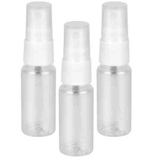 3x Spray Bottle Refillable Empty Plastic Fine Mist Make-up Travel Cosmetic 20ml