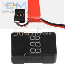 BX100 1-8S Lipo Battery Low Voltage Power Display Tester Buzzer Alarm