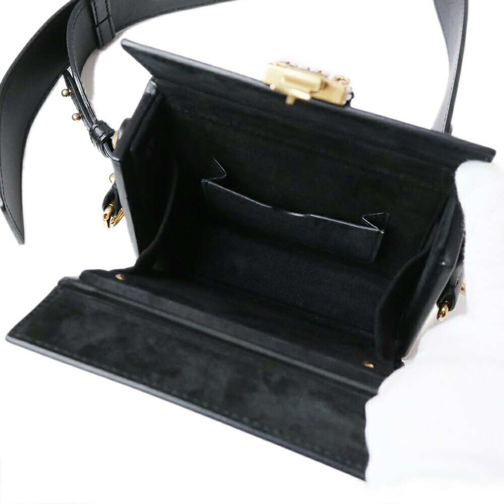 AUTH CHRISTIAN DIOR ADDICT SMALL BOX SHOULDER BAG M5800CVWU M900