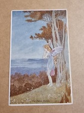 Postcard. Artist Drawn. Ida Outhwaite. Elves And Fairies. Vintage. 1926