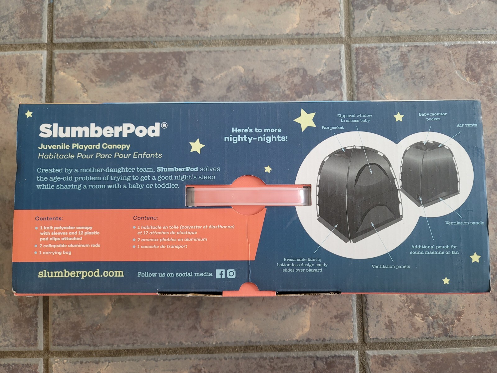 SlumberPod Portable Sleep Pod Baby Blackout Canopy Crib Cover for Age 4