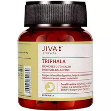 Jiva Ayurveda Triphala Ayurvedic 60 Tablets, Promotes Gut Health  Digestion