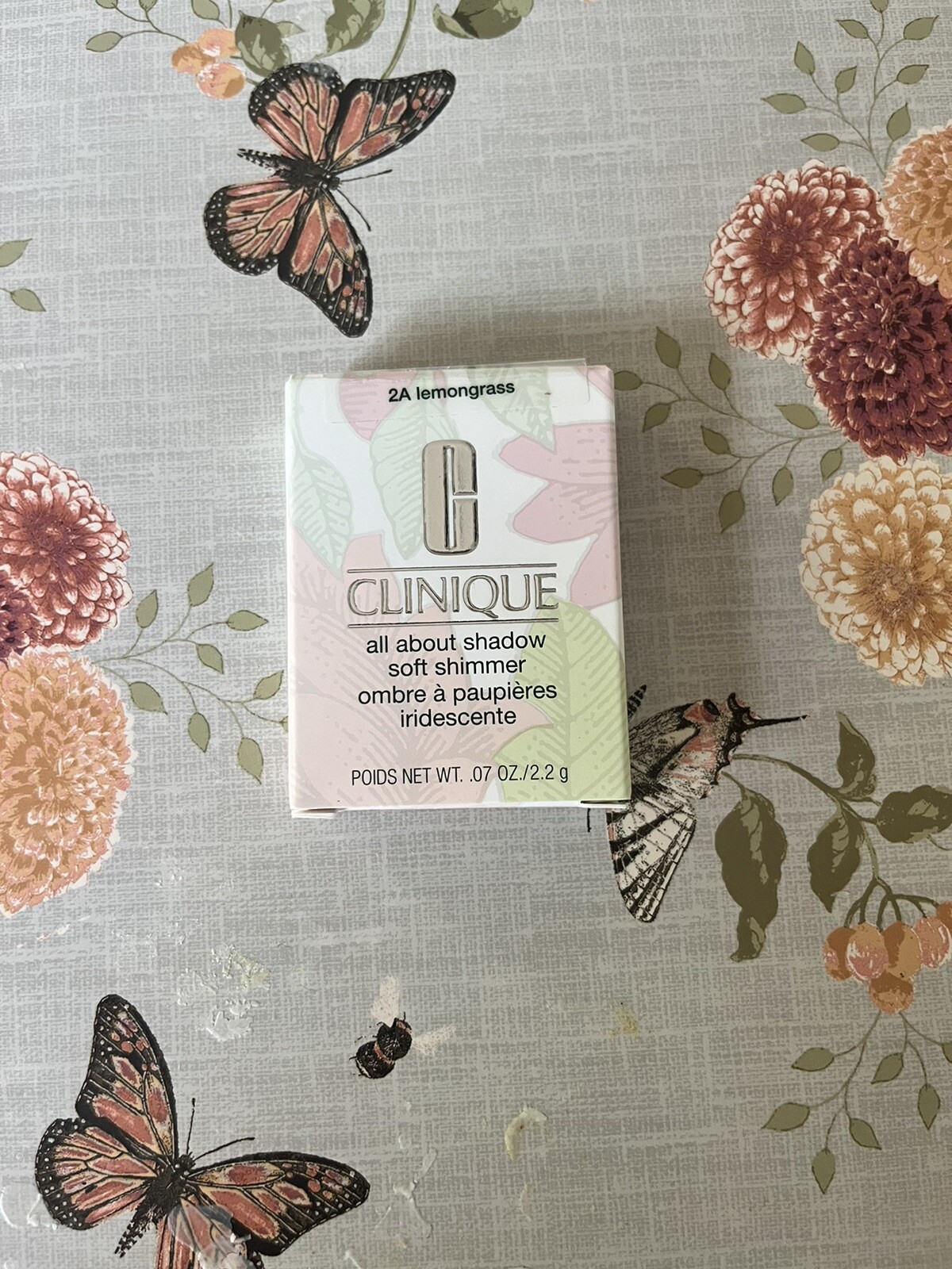 Clinique, Eyeshadow All About Shadow Single, Lemongrass, 0.07oz/2.2g