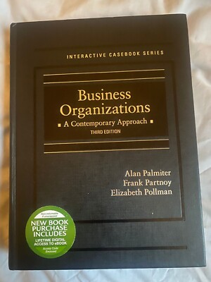West Academic- Business Organizations- A contemporary Approach 3rd edition