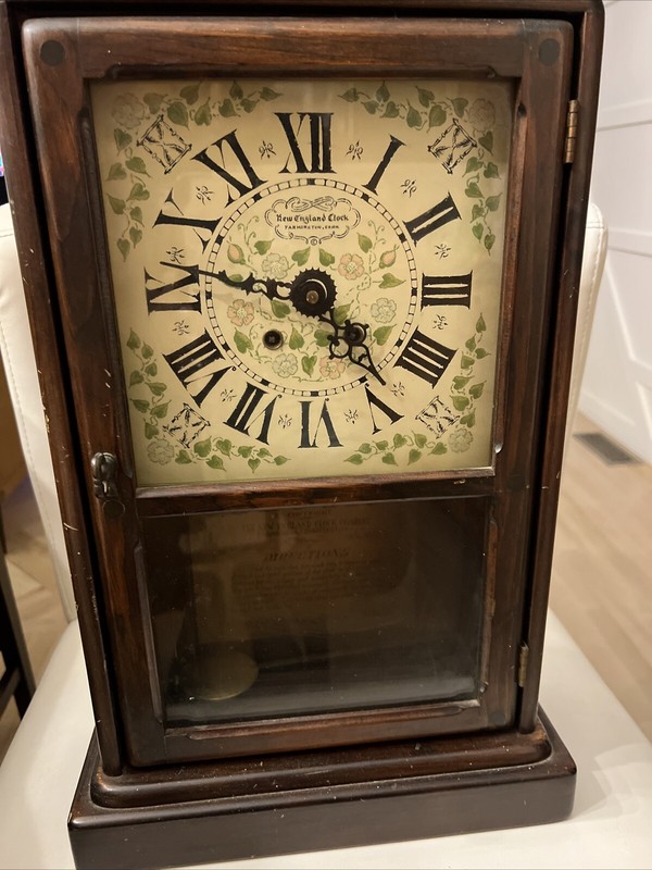 New England Clock Farmington Ct Franz Hermle W Germany No Key