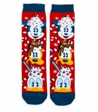 Disney Holiday : Mickey Mouse and Friends Holiday Socks for Kids NEW S 5-9