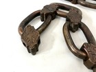 Major Large Brass Japonned Antique Chandelier Chain — photo 3
