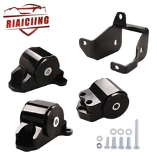 Black Engine 3 Bolts Motor Mount Bracket for Honda Civic EK 96-00 B & D Series