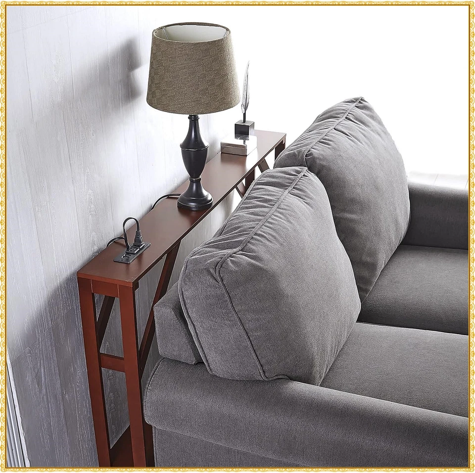 Slim Space Saver Accent Console Table Outlet USB Entryway Hallway Sofa~ 3 COLORS - Image 4 of 4