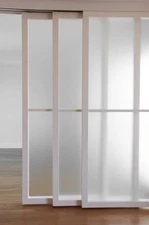 Frosted Privacy Opaque Window Film Self-adhesive White Pure Glass Sticker Tint [