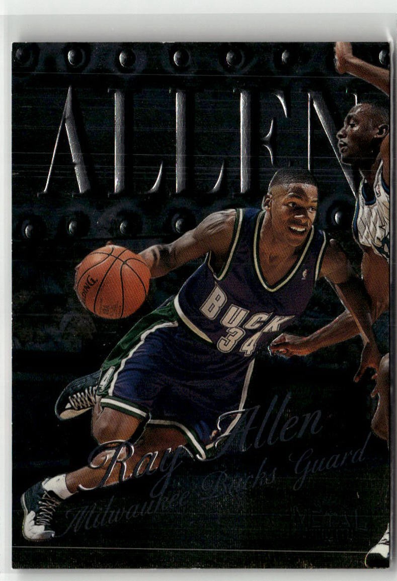 1998 Skybox Ray Allen #113 Milwaukee Bucks
