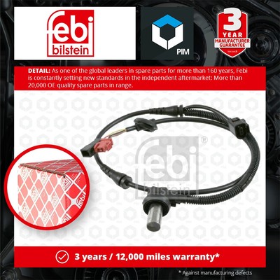 ABS Sensor fits AUDI RS4 8D5 2.7 Front Left or Right 00 to 01 Wheel Speed Febi