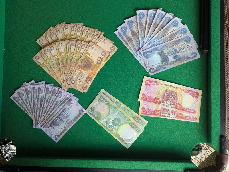 142,500 Iraqi Dinar UNCIRCULATED various denominations