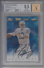 2000 Playoff Hawaii Promo Auto Peyton Manning Proof Set 1/1 Colts Broncos HOF