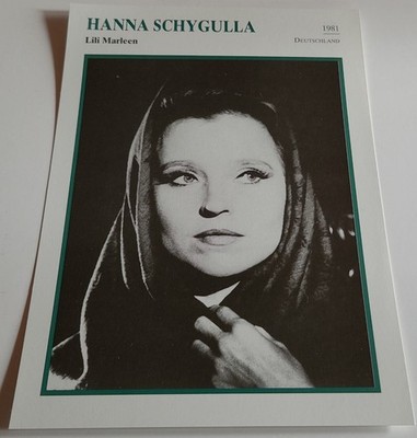 Schauspielerin HANNA SCHYGULLA | Film-Star-Foto / Sammelbild-Karte #n492