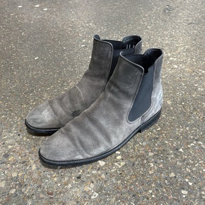 Thursday Chelsea Boots Legend Gray Suede Leather Pull On Men s Size 10.5