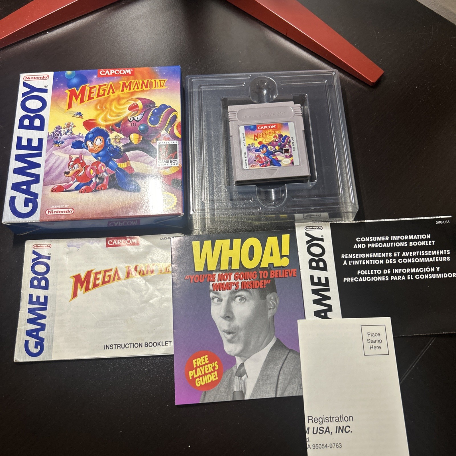 Mega Man IV Gameboy Complete in Box 9/10 condition fully complete