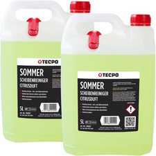 10L SCHEIBENKLAR SOMMER SCHEIBENREINIGER WISCHWASSER CITRUSDUFT INSEKTEN-LÖSER
