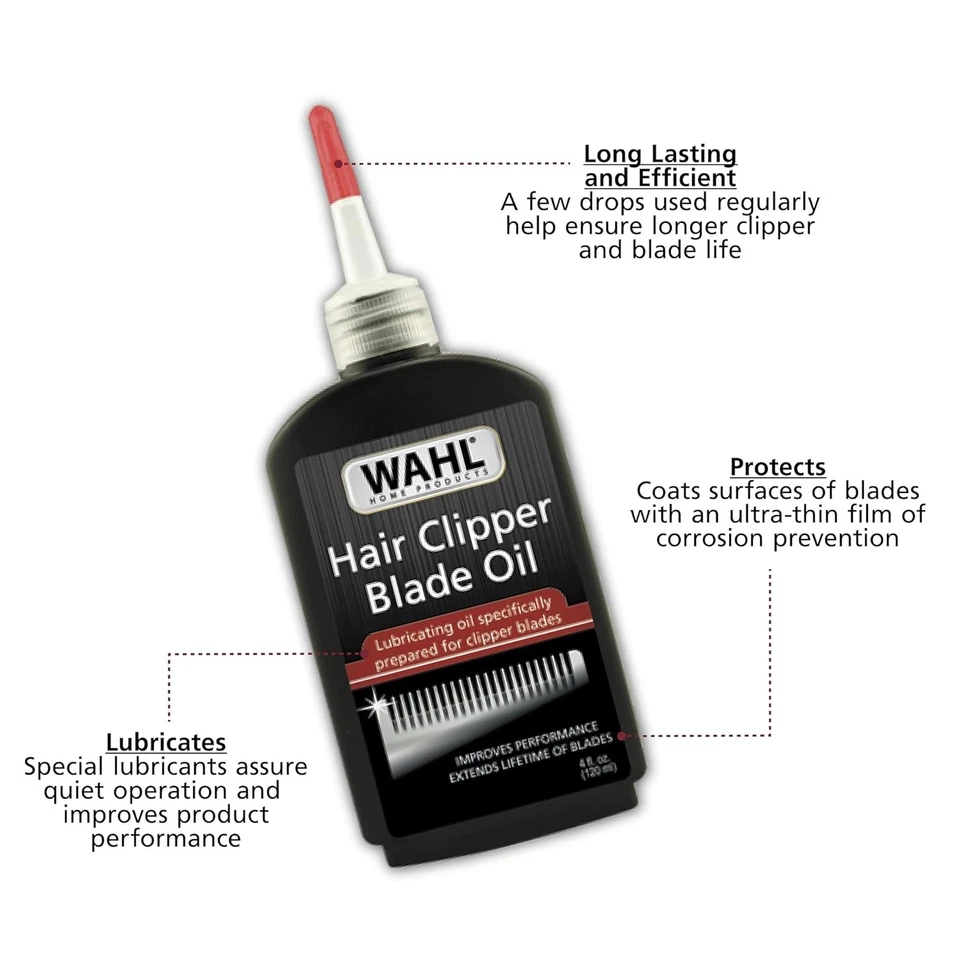 Wahl Premium Hair Clipper Blade Lubricating Oil for Clippers, Trimmers - Image 2 of 4