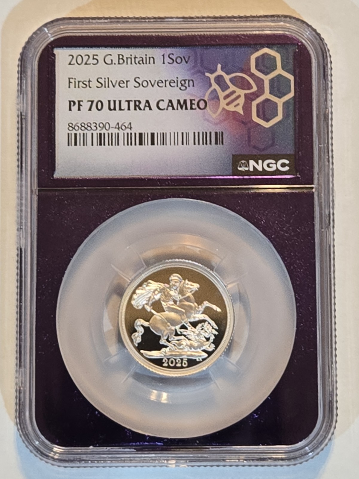 2025 G.Britain 1 Sov First Silver Sovereign PF 70 Ultra Cameo NGC | eBay