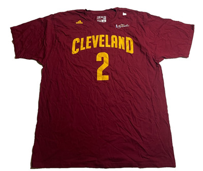 Cleveland Cavaliers Kyrie Irving #2 NBA Finals Adidas T-Shirt 2XL