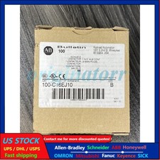 New Allen Bradley 100-C16EJ10 Series B IEC Contactor 16 AMP 24VDC US Free Tax