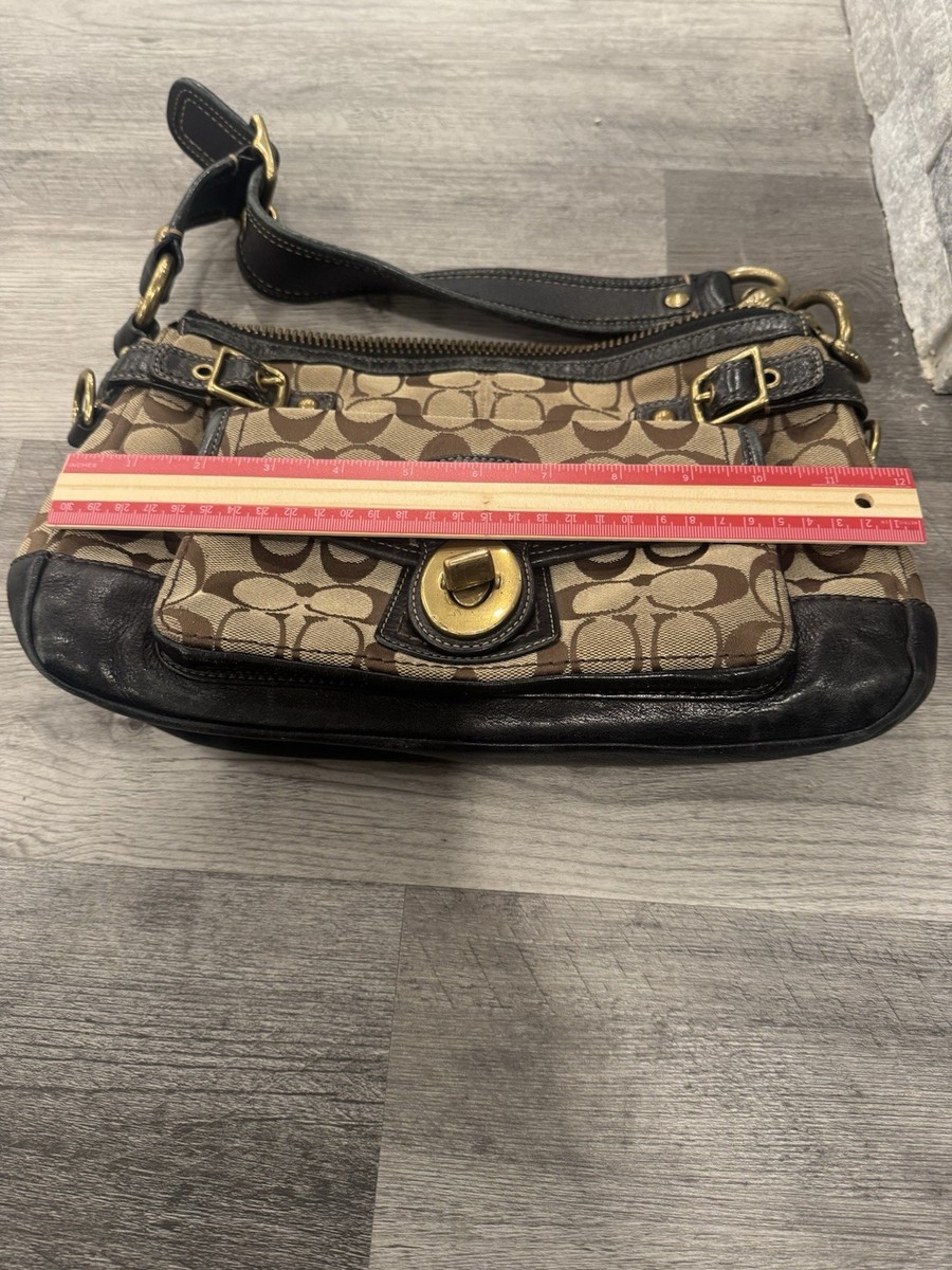 Rare Vintage y2K Coach Legacy 65th Anniversary Turnlock Signature