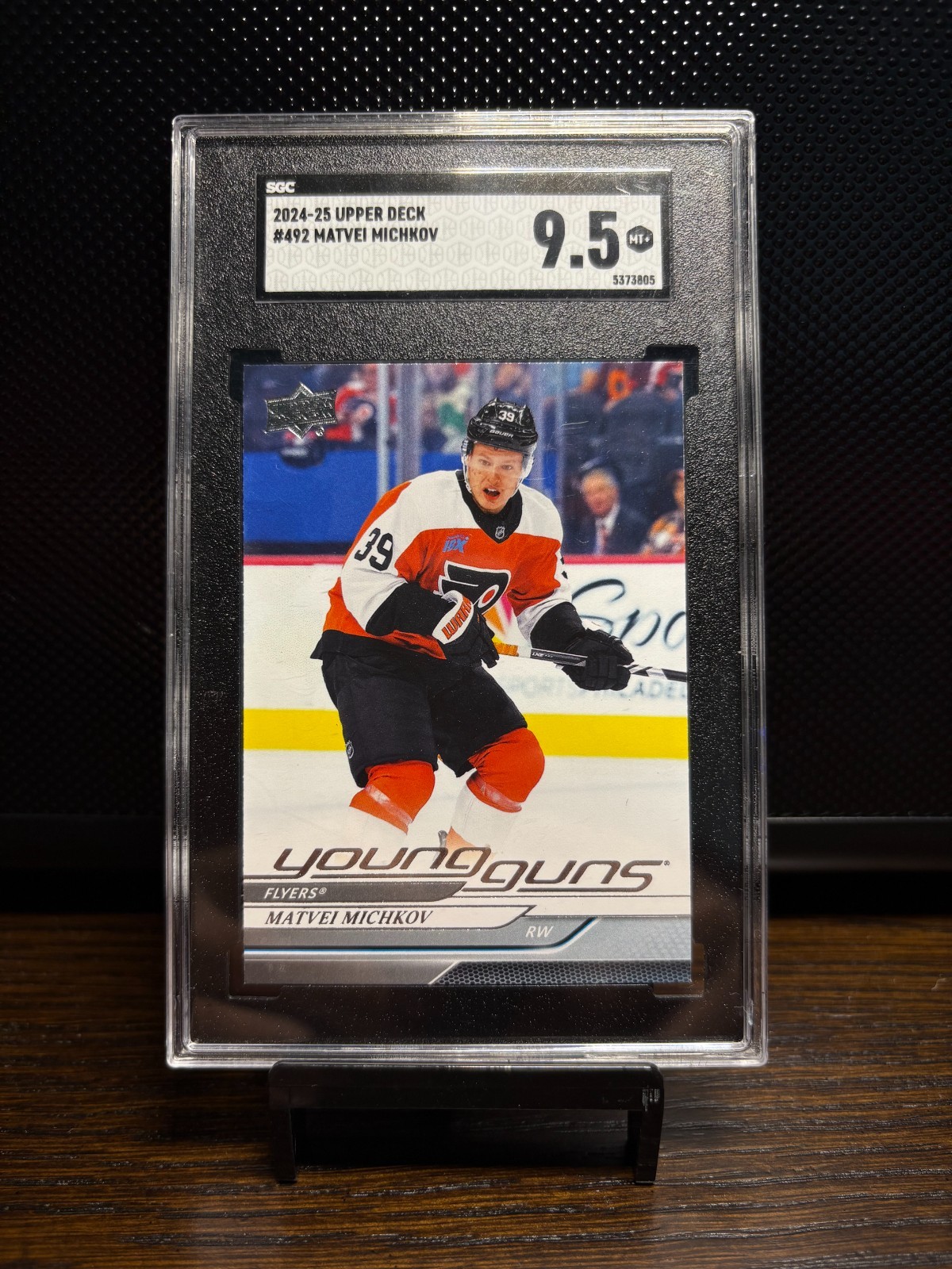 2024-25 Upper Deck Series 2 - Young Guns Matvei Michkov #492 (RC) SGC 9.5 Mint+