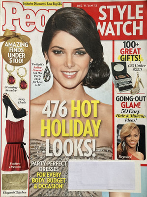 ASHLEY GREENE ''TWILIGHT'' December 2011 PEOPLE STYLE WATCH Magazine