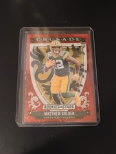 MATTHEW GOLDEN 2025 Panini Rookies & Stars Crusade Preferred Red Lazer Prizm RC