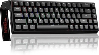 AULA Tastatur WIN68 DC 5V einstellbare Betätigung Rapid Trigger USB-C kabelgebunden schwarz