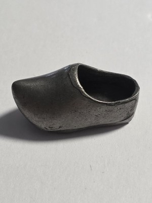 Vintage Daalderop Tiel Made in Holland Pewter Minature Clog Nick Nack