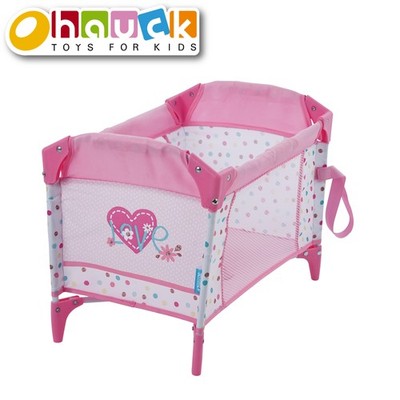 Love Heart Doll Play Yard Baby Doll Accessory Folds for Easy Storage and Travel