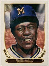 2018 Topps Gallery Hall of Fame Gallery #HOF-25 Hank Aaron Brewers