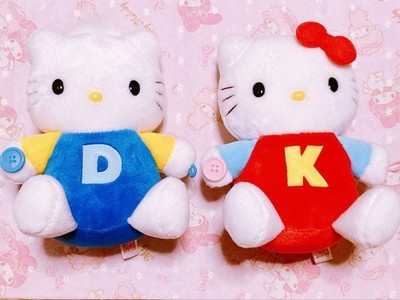 Sanrio Hello Kitty Daniel EIKOH Paar Plüschpuppen 7h