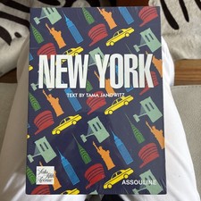 New York HC Book In Slipcase By Tama Janowitz Saks Fifth Avenue Assouline SEALED
