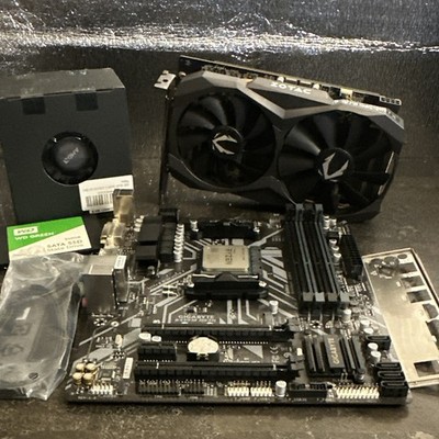 AMD Ryzen 7 3700X CPU + ZOTAC RTX 2060 6GB + WD Green 240GB SSD + Gigabyte b450m