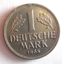 1965 G GERMANY MARK - Excellent Coin - FREE SHIP - Germany Bin #22
